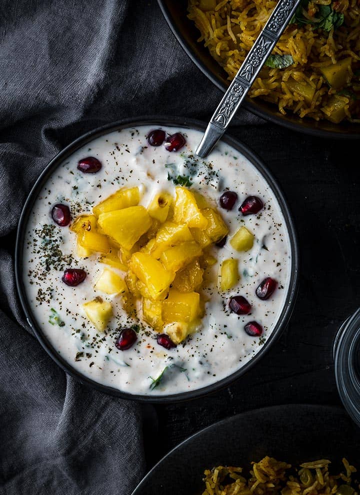 Pineapple Raita Vanitas Kitchen