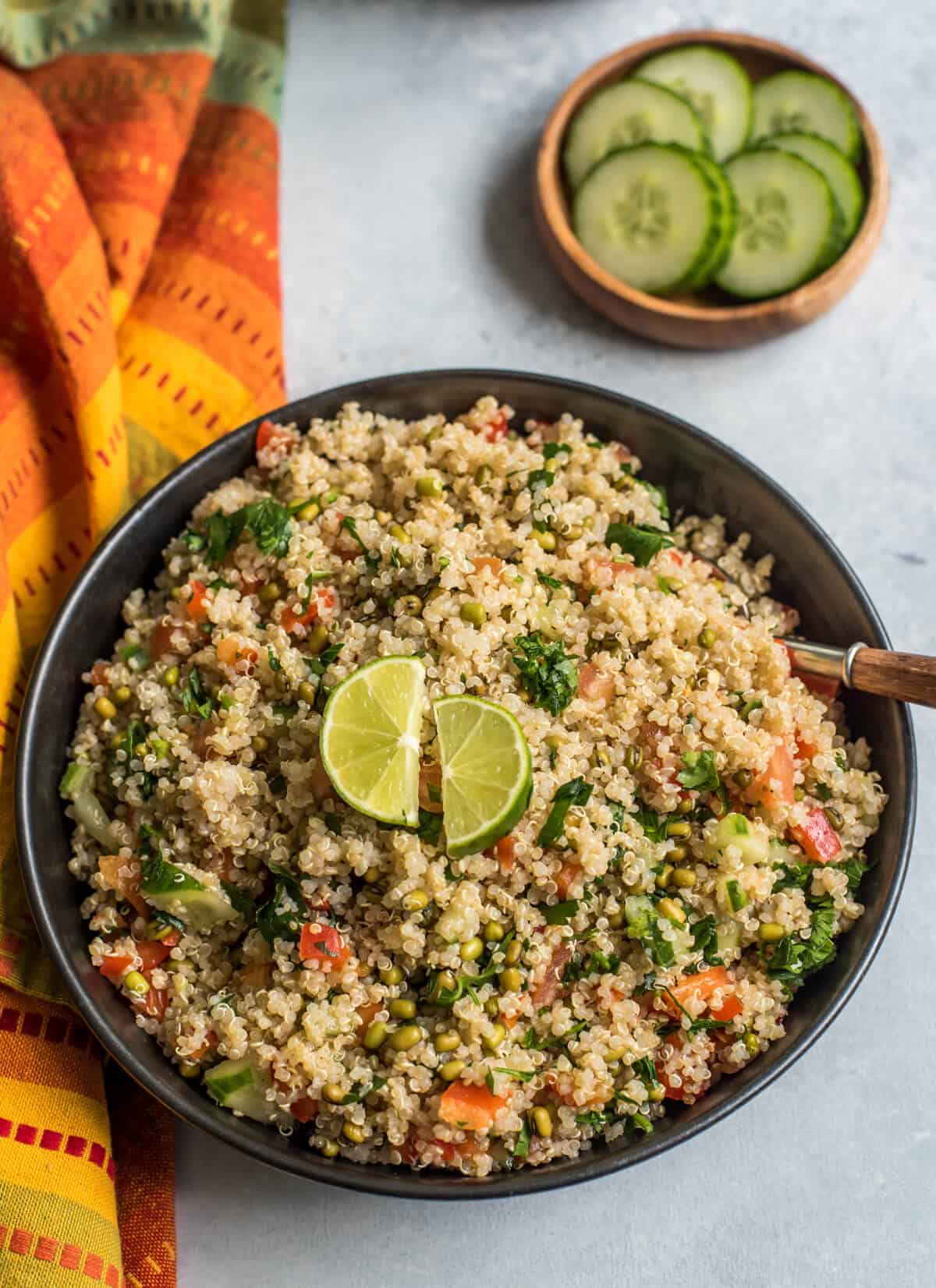 Easy Costco Inspired Quinoa Salad Simmer to Slimmer