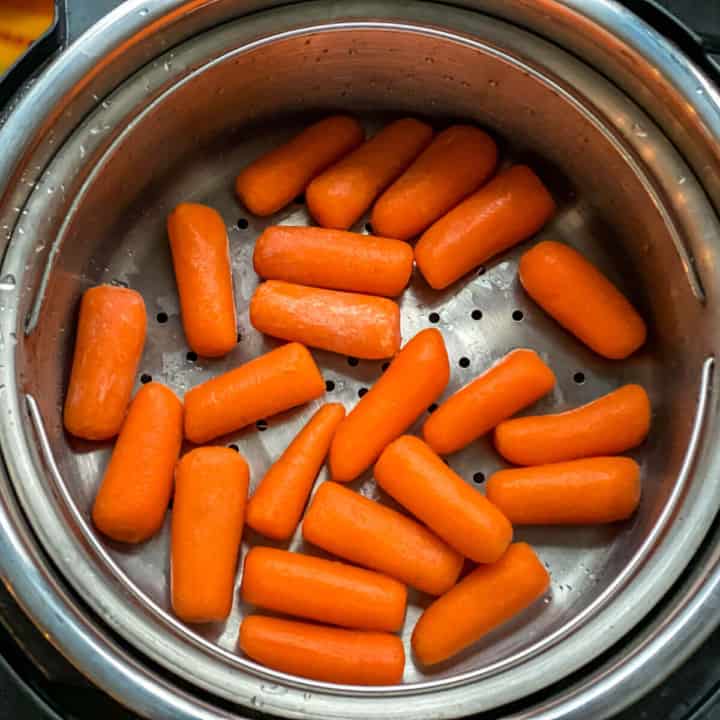 Instant Pot Steamed Carrots Simmer to Slimmer