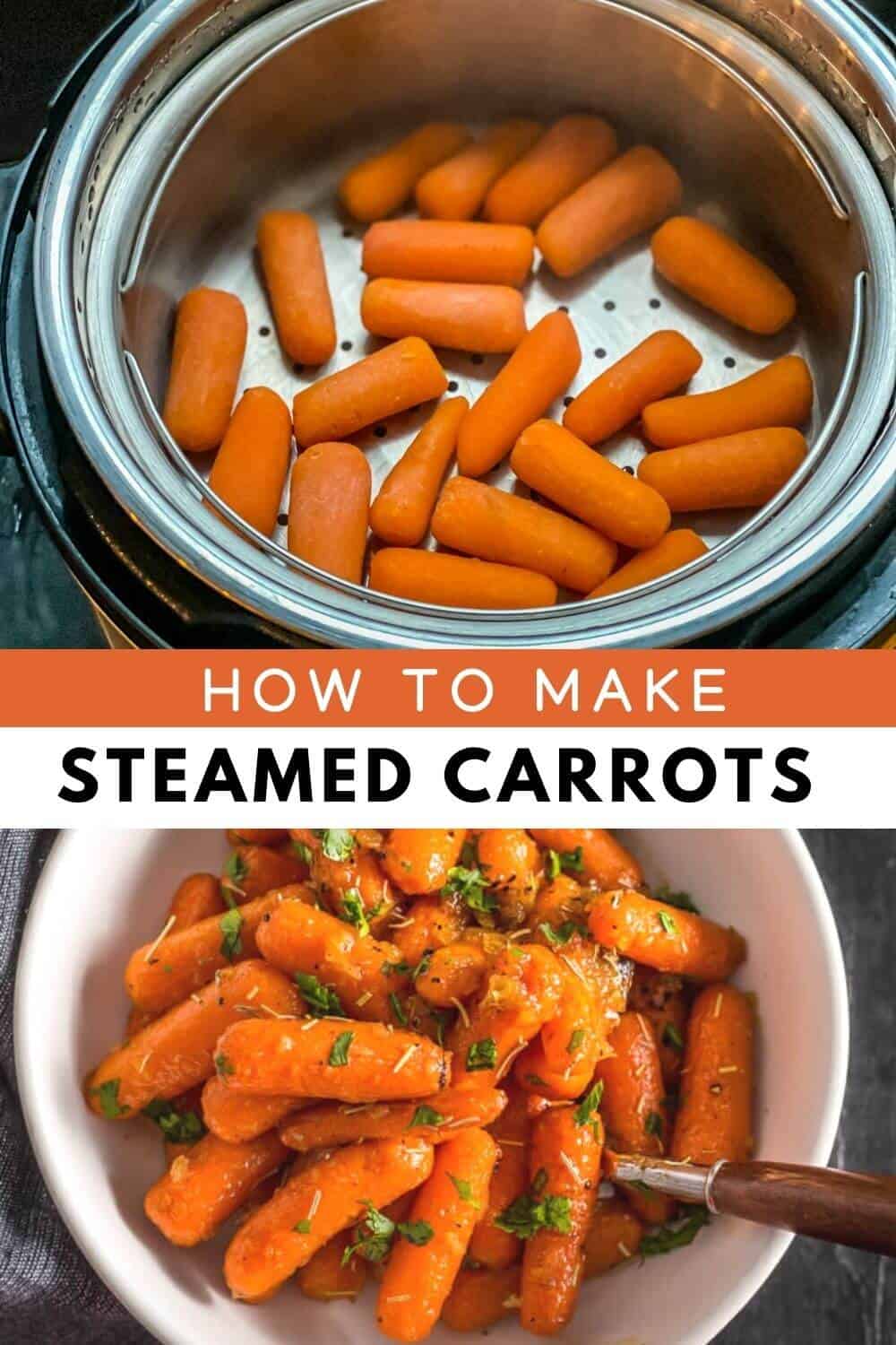 Instant Pot Steamed Carrots Simmer to Slimmer