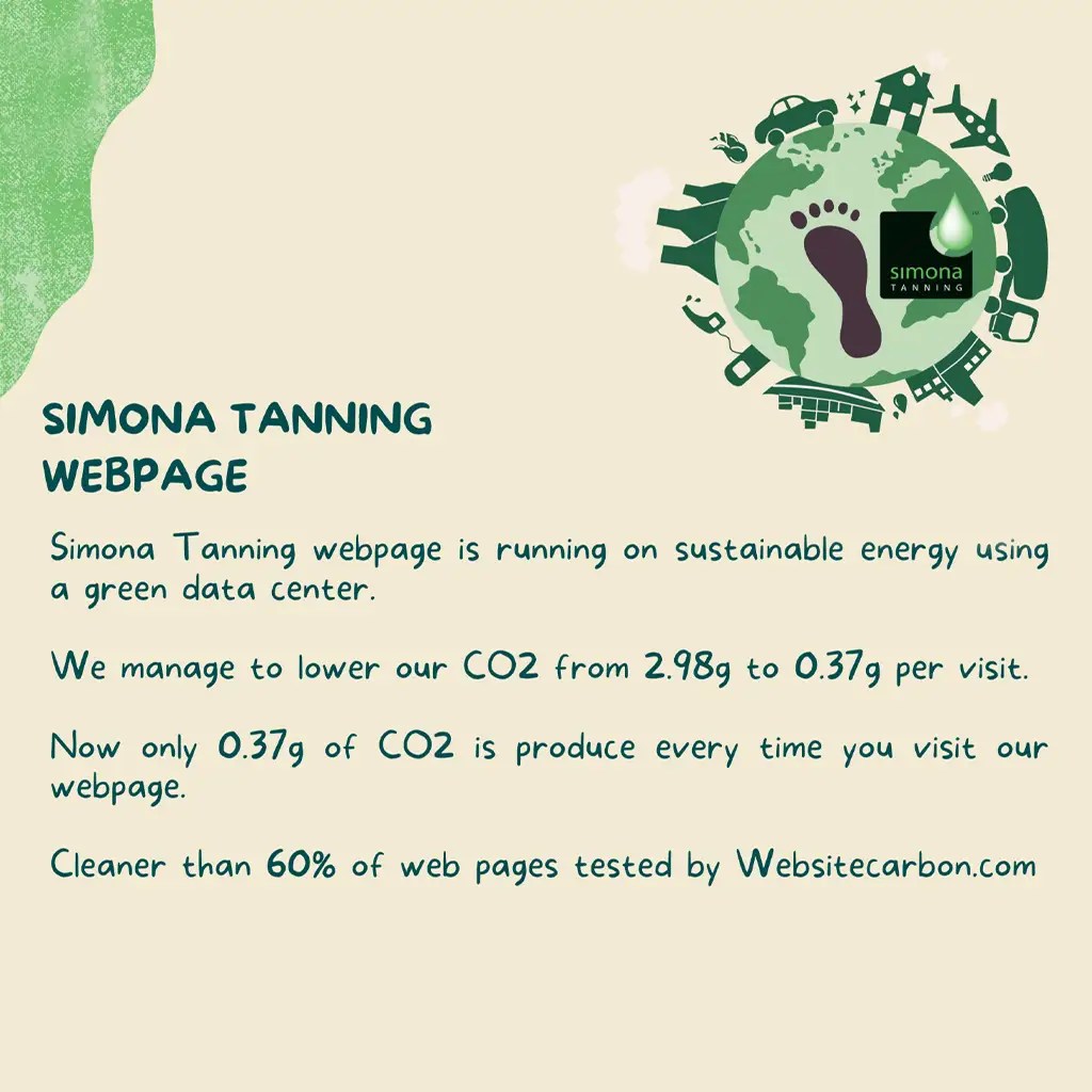 Reducing Carbon Footprints Simona Tanning