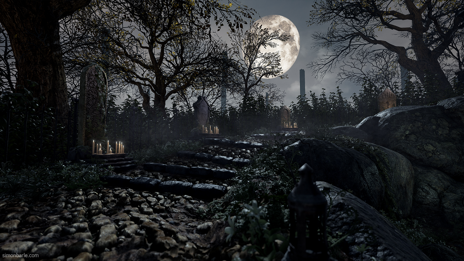 Bloodborne Fanart Hunters Dream UE4 — polycount