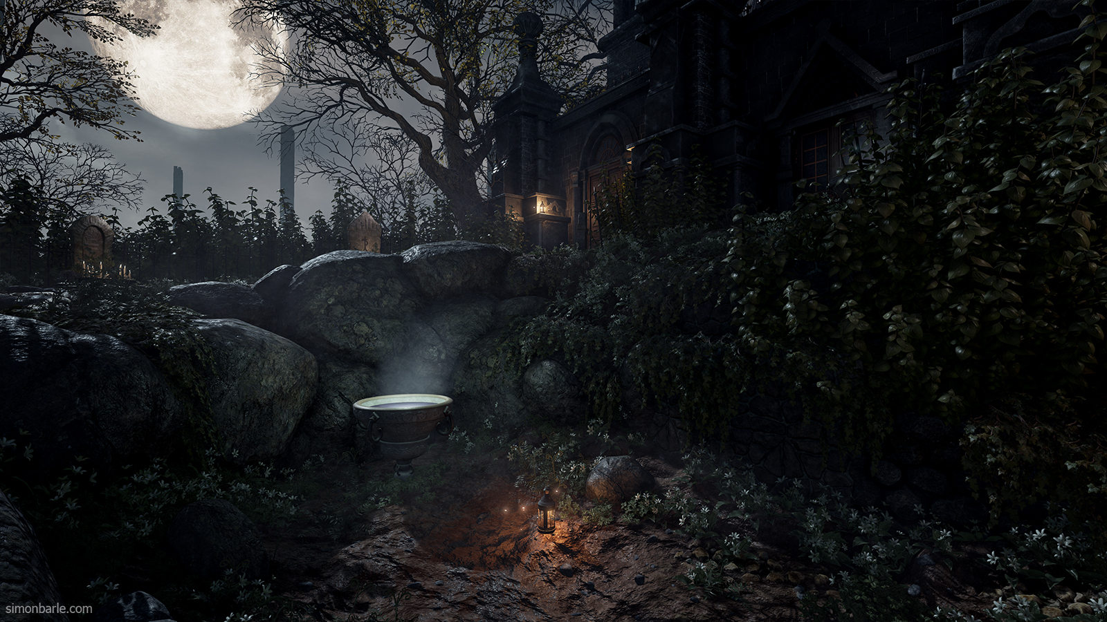 Bloodborne Fanart Hunters Dream UE4 — polycount
