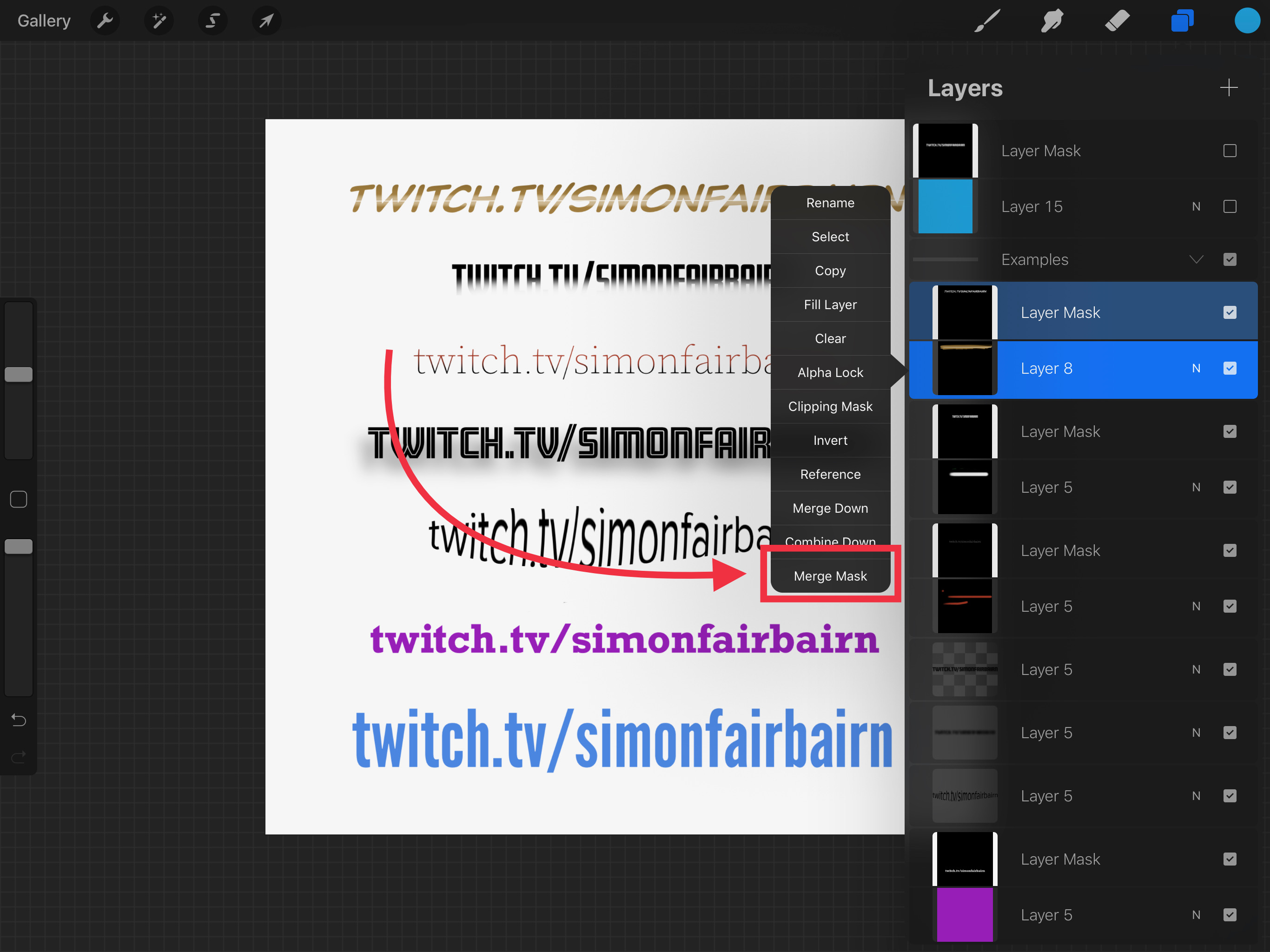 Using Adobe Fonts in Procreate Simon's Sanitarium