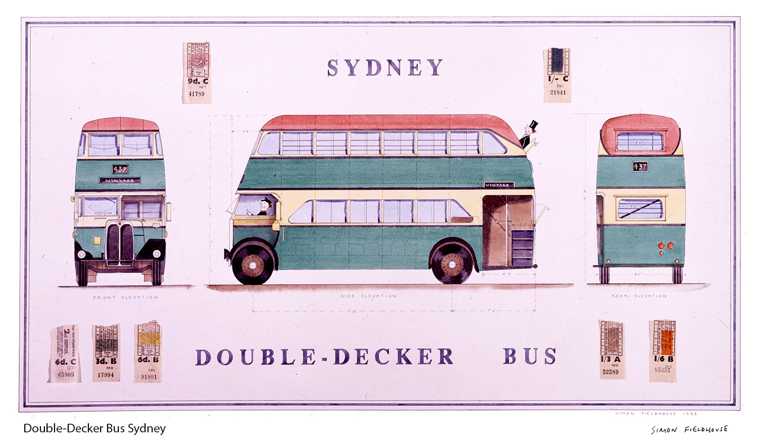 Double Decker Bus Sydney Simon Fieldhouse
