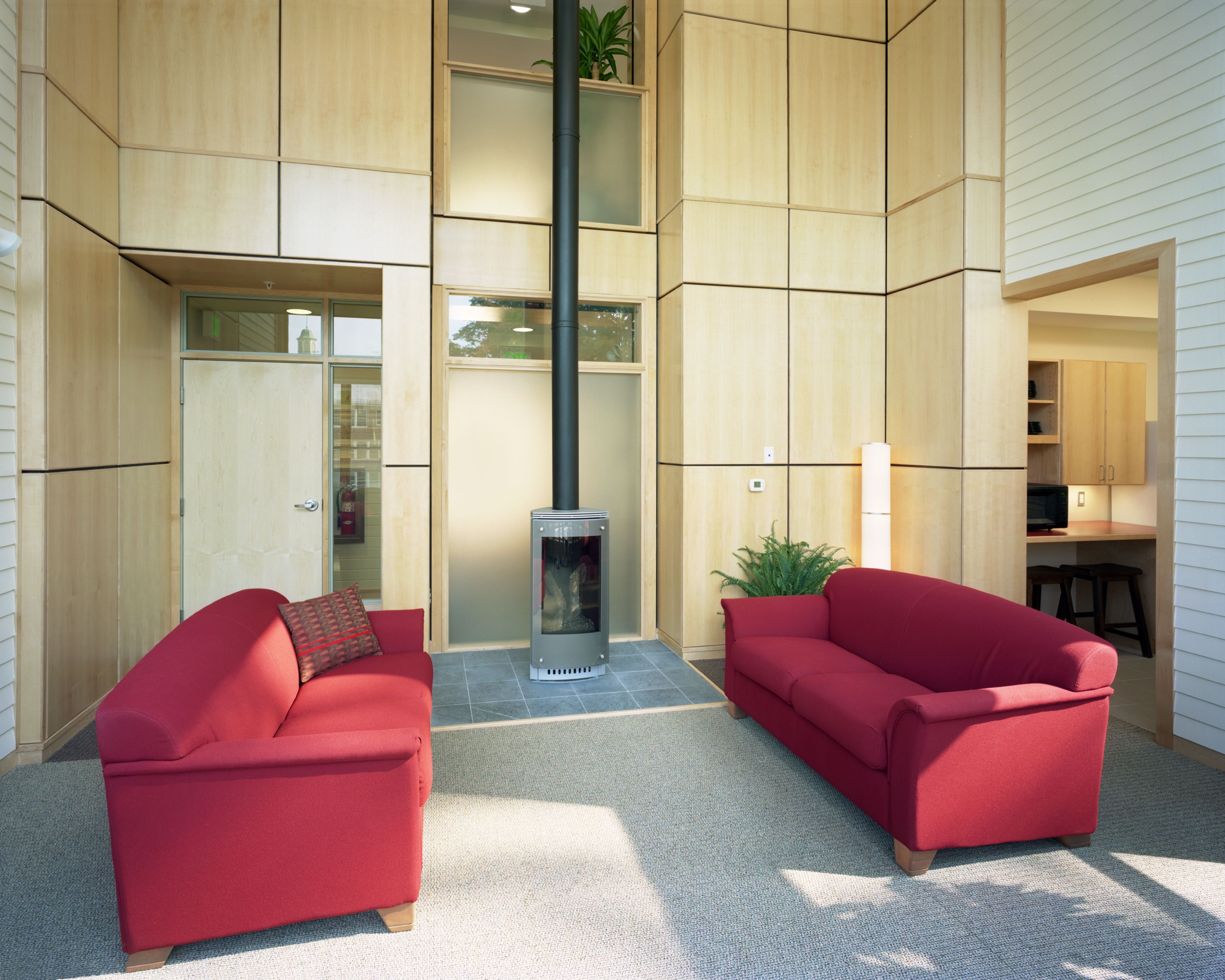 Tilton Academy Dorm Common Room Scott Simons Architects