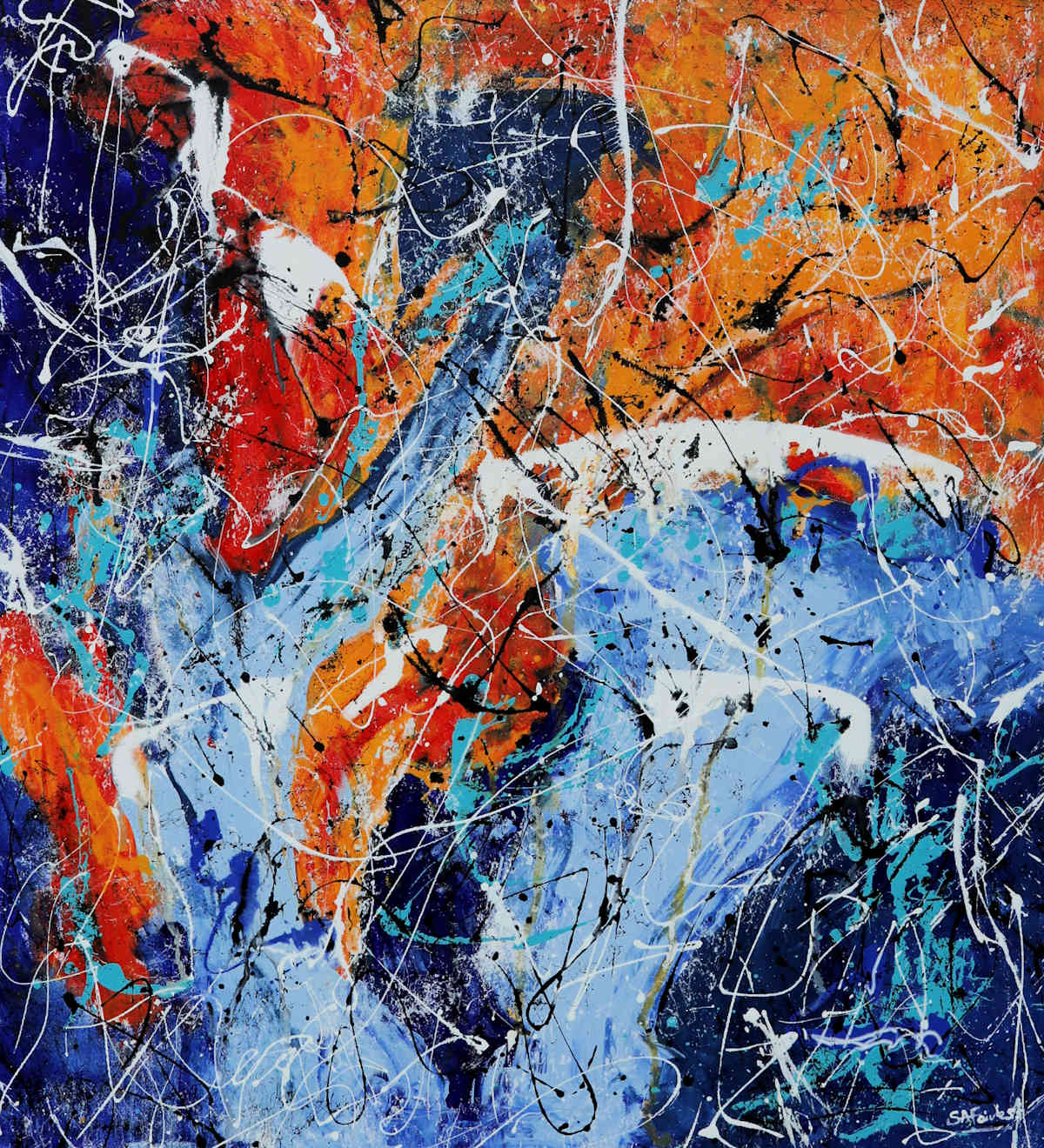 Abstract Paintings images of abstract art by Simon Fairless