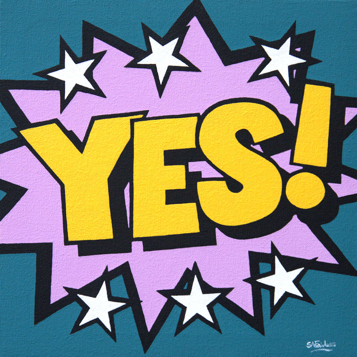 Pop Art paintings art direct from the artist Simon Fairless