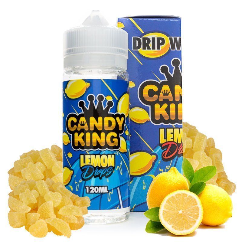 Candy King Lemon Drops 100ml 0mg TPD Simon's Vapor