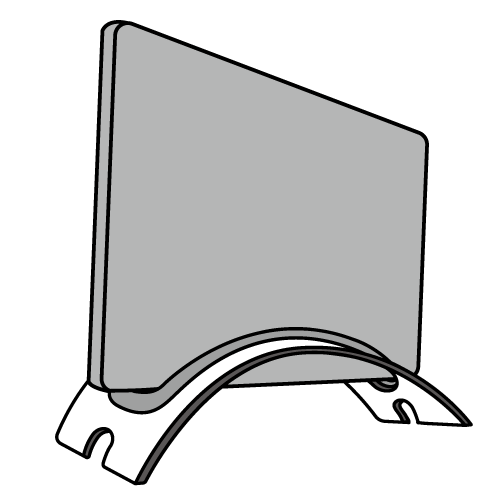 シンプルなスマートウォッチのフリーイラスト