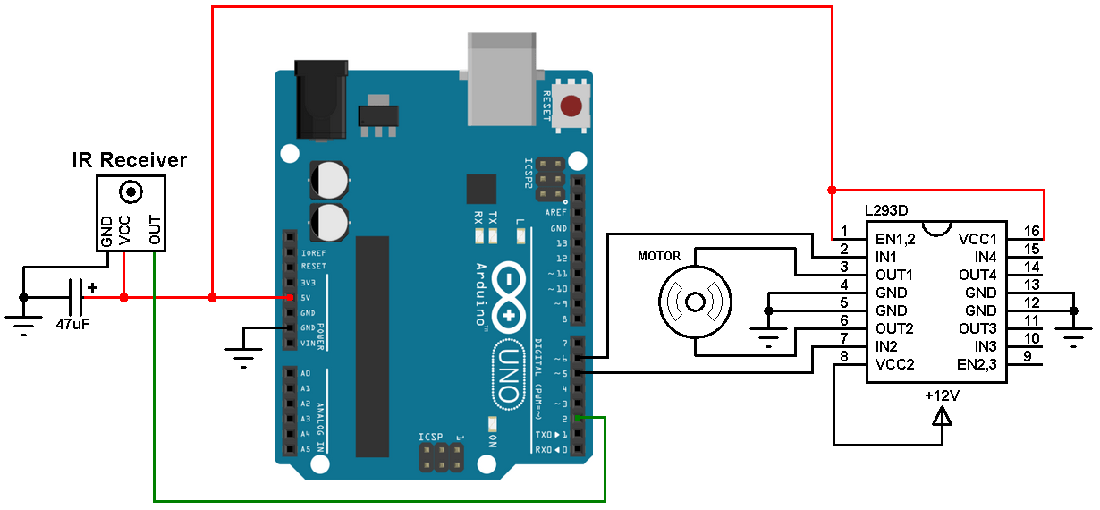 How To Make Remote Control Motor Circuit Diagram Circuit Diagram