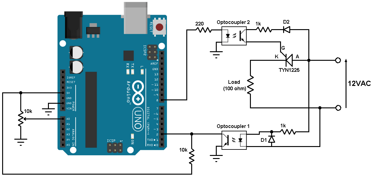 Scr Power Control Circuit Diagram Wiring Digital and Schematic