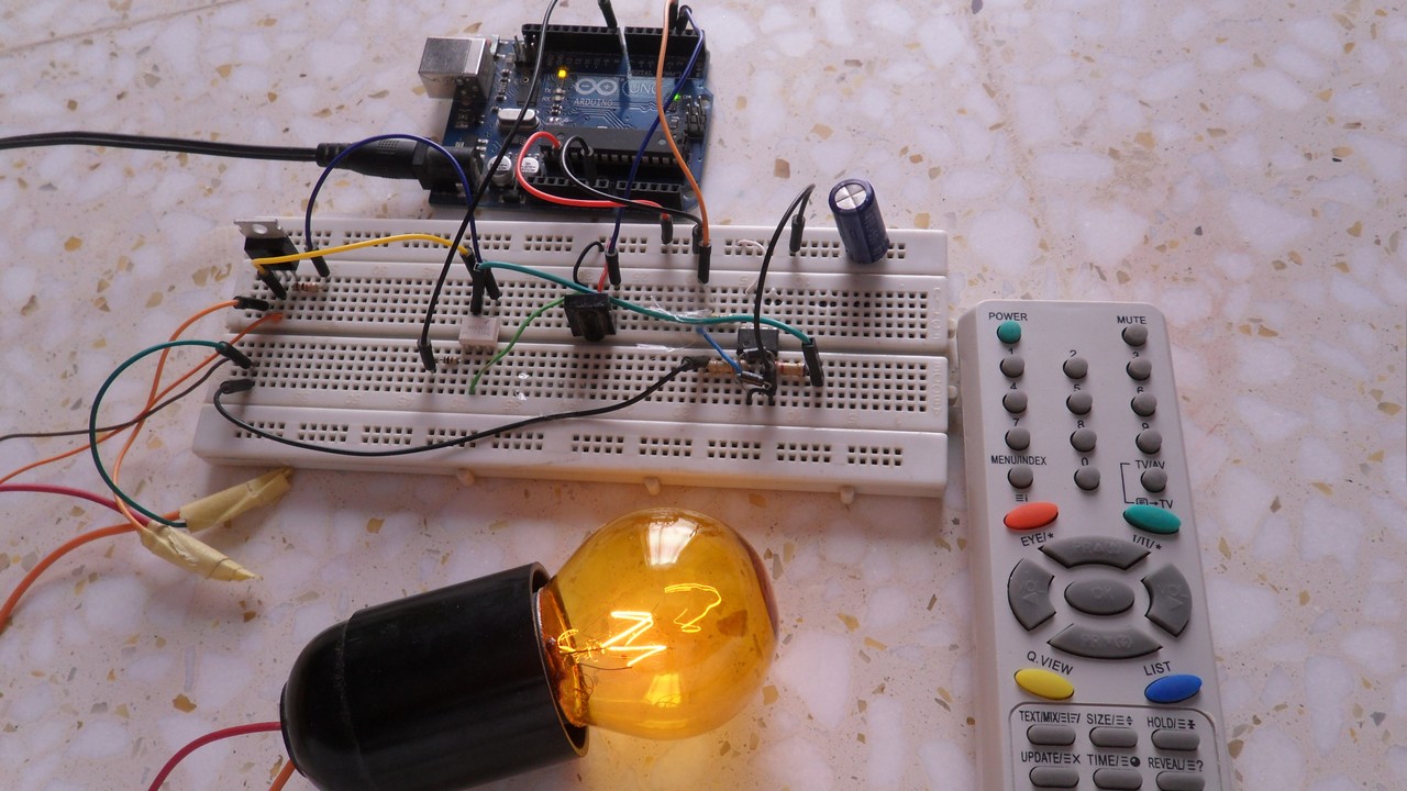 Light Fan Remote Control Circuit Diagram