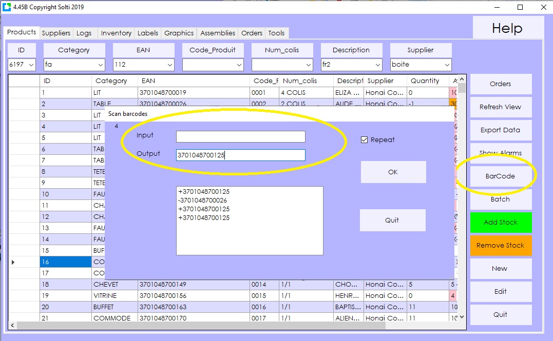 NADAMOO Barcode Reader for SIM