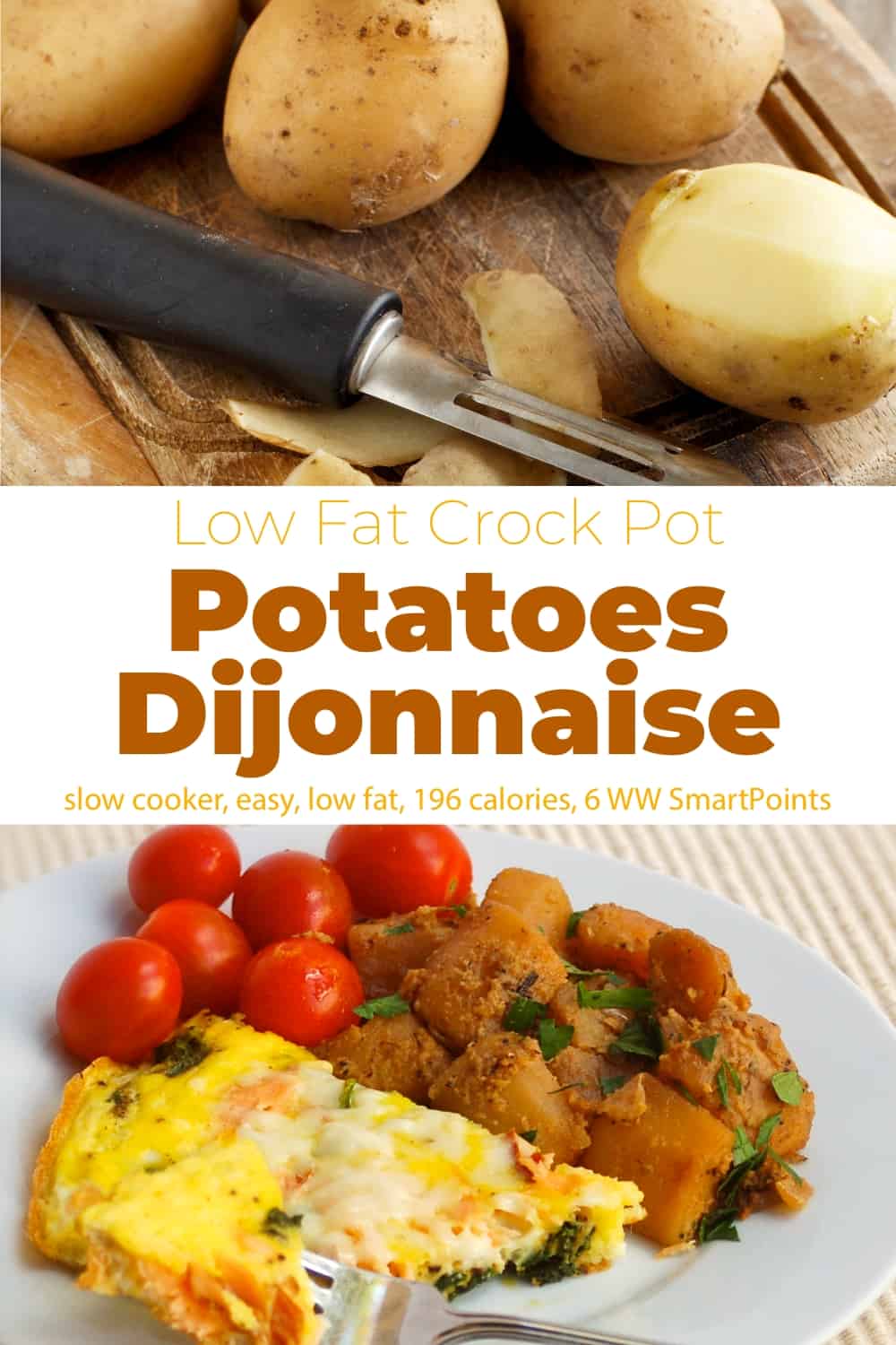Low Fat Crock Pot Potatoes Dijonnaise Simple Nourished Living