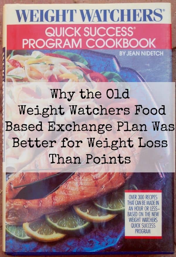 Old Weight Watchers Exchange Program 1980s 1990 Quick Start Success