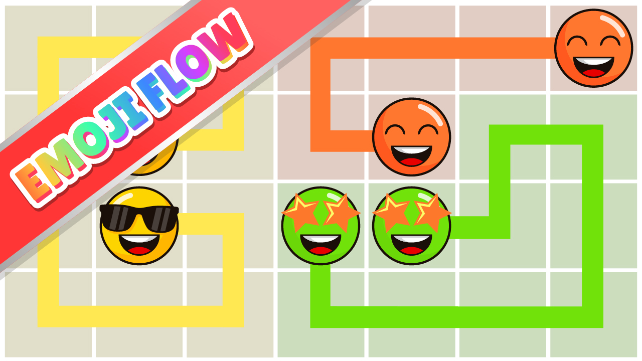 Emoji Flow Connect Game Play online at simple.game