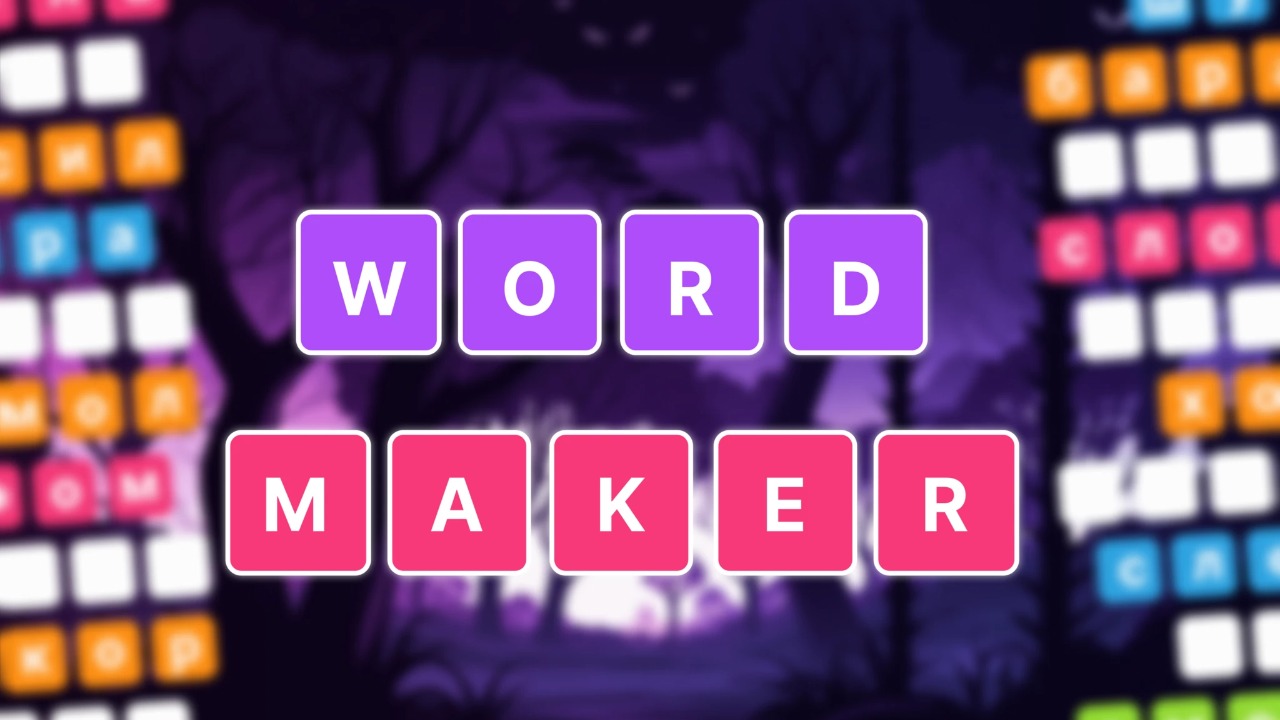 Word Maker Casual Game - Play online at simple.game