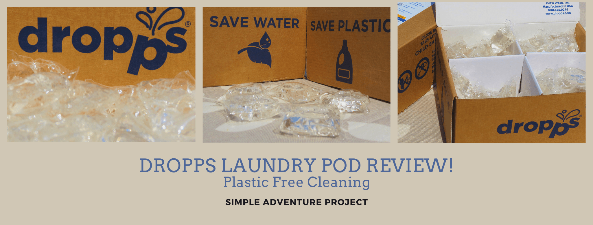 Dropps Laundry Soap Review! Plastic Free!! The Simple Adventure Project