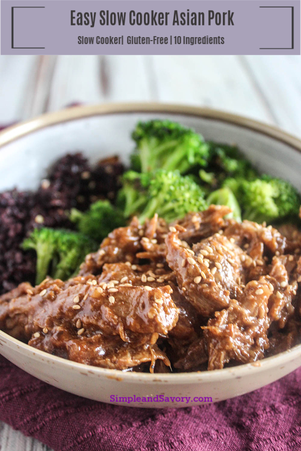 Slow Cooker Asian Pork Recipe Simple And Savory