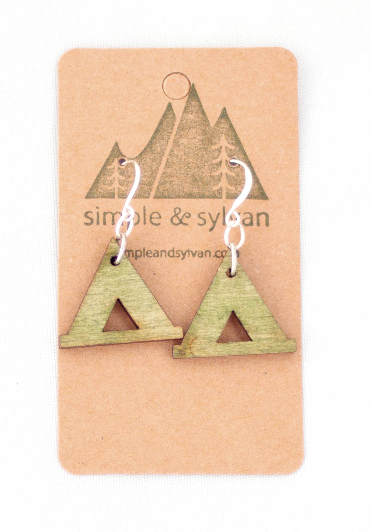 Tent Earrings Simple and Sylvan