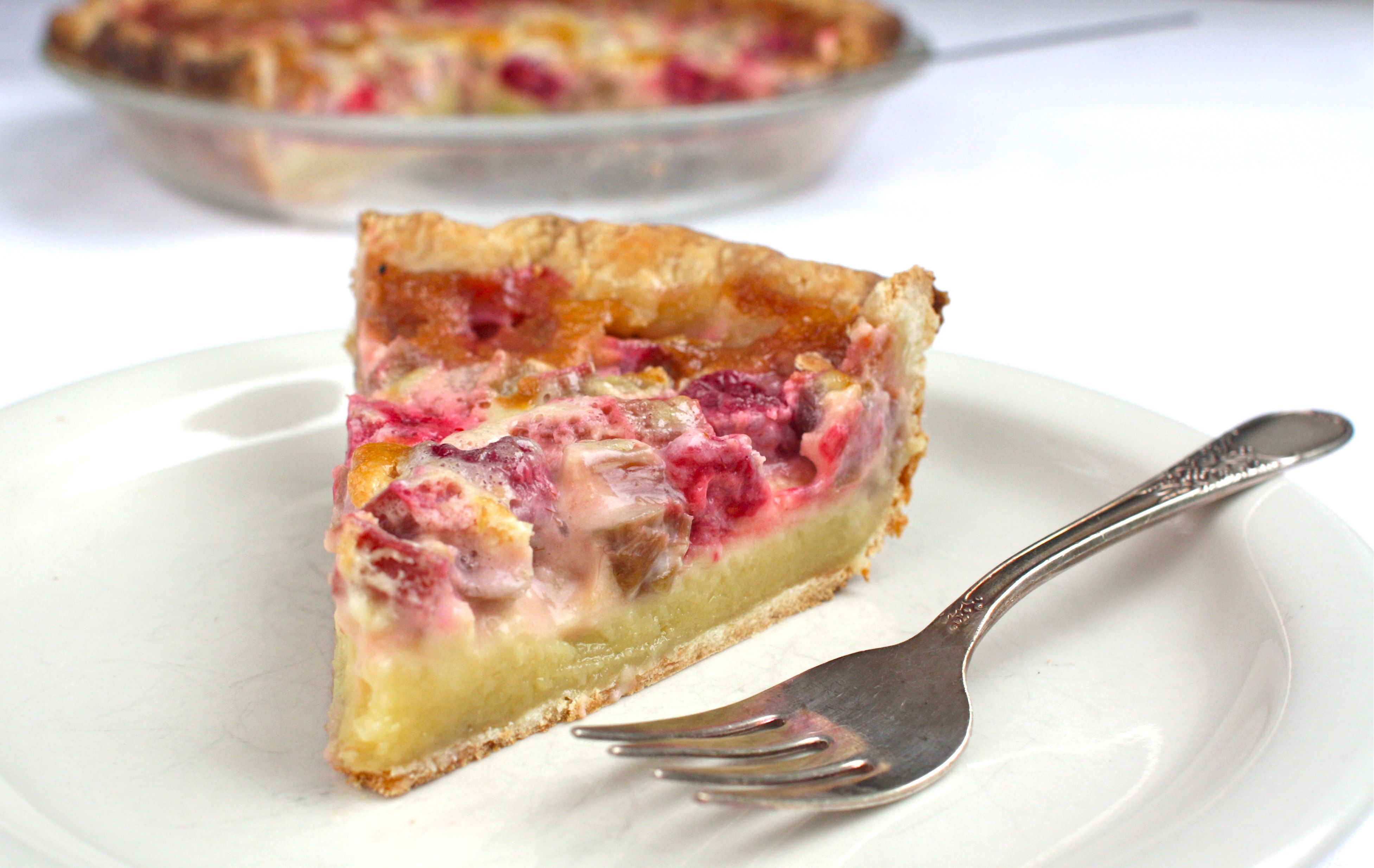 strawberry rhubarb cream cheese pie