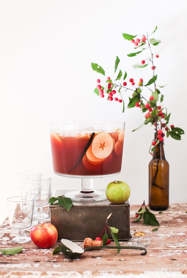 Sparking VanillaScented Apple Cider Party Punch Simple Bites