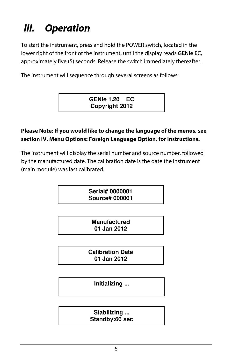 genie operators manual