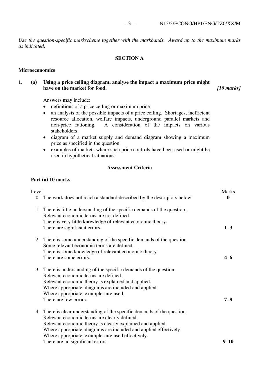 😍 Paper 3 economics ib hl. May 2017 Past Papers Economics TZ1/TZ2 HL