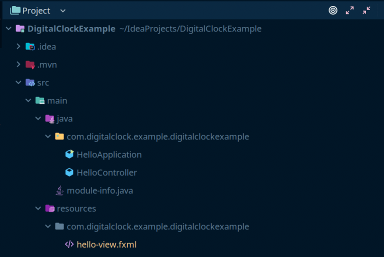Java FX Digital Clock Example SimpleCoding