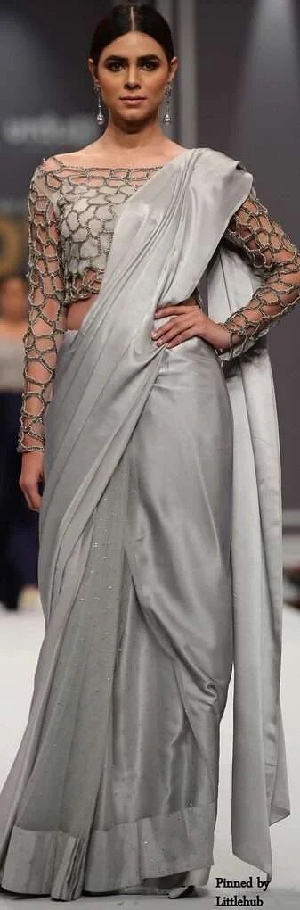 20 Stylish Saree Blouse Sleeve Designs Kurti Blouse
