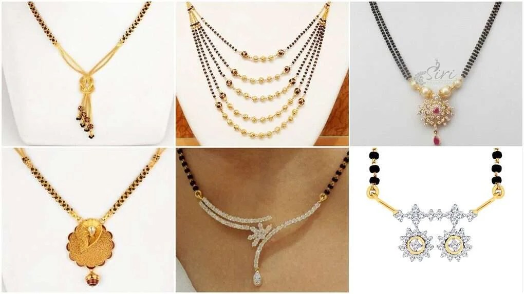 Latest light weight gold mangalsutra designs Simple Craft Ideas