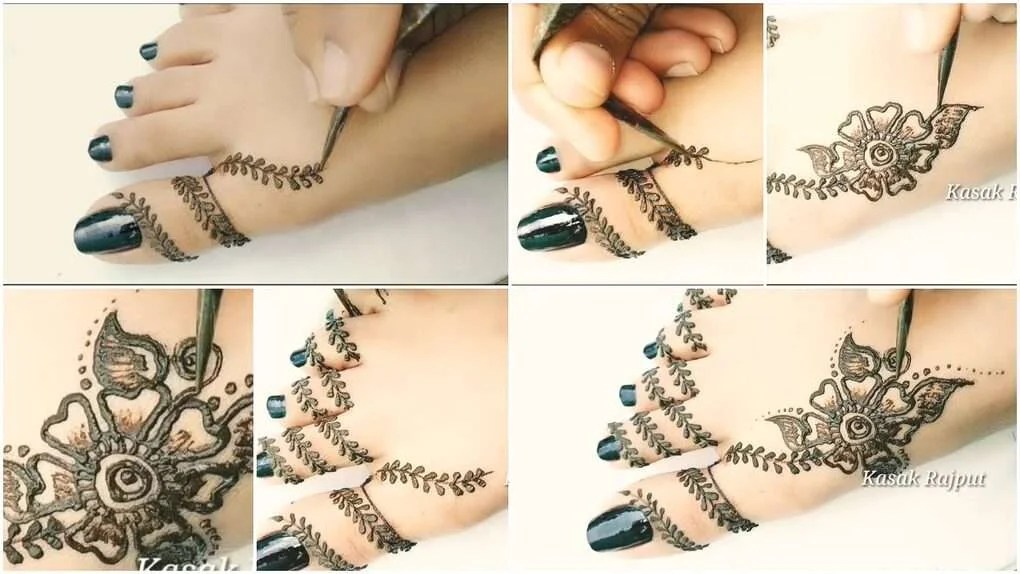 Easy Simple Mehndi Design Pairo Ki