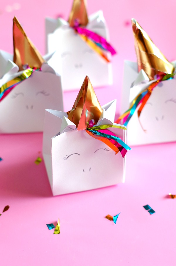 DIY Unicorn Favor Bags