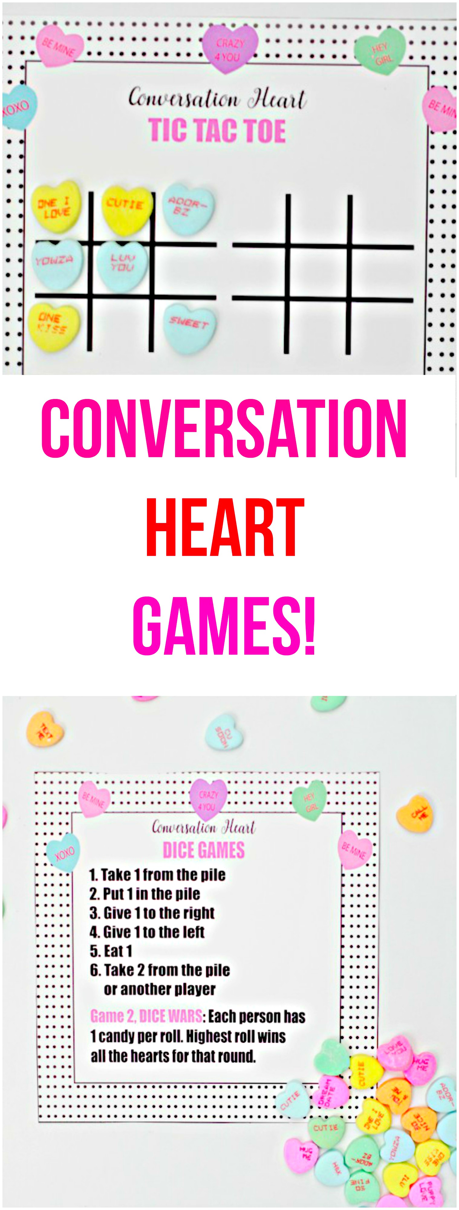 Conversation Heart Games