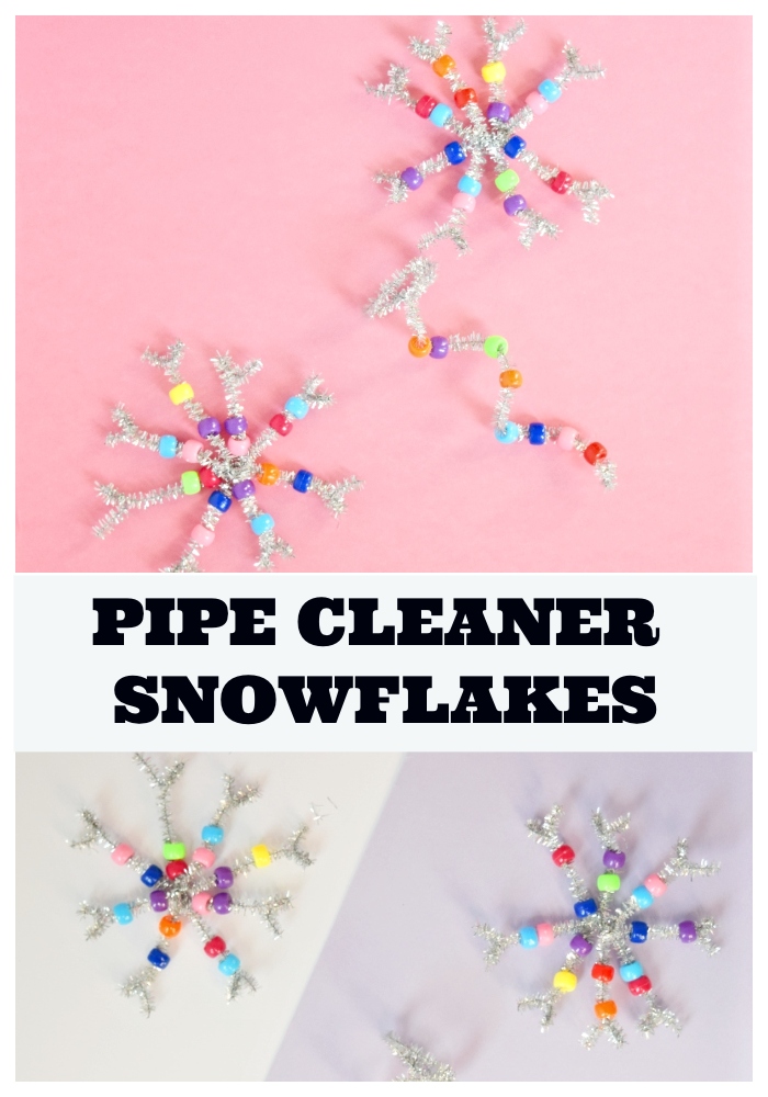 Pipe Cleaner Snowflakes