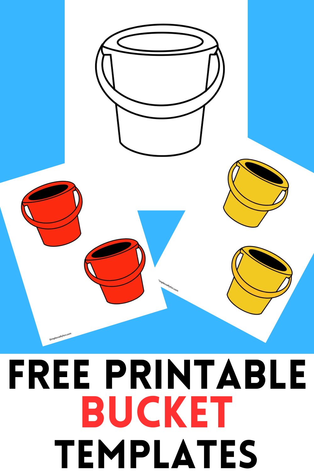 Free Printable Bucket Templates