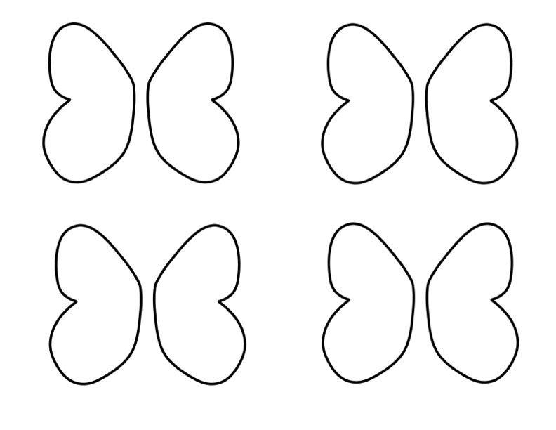 Butterfly Wings Free Printable Templates