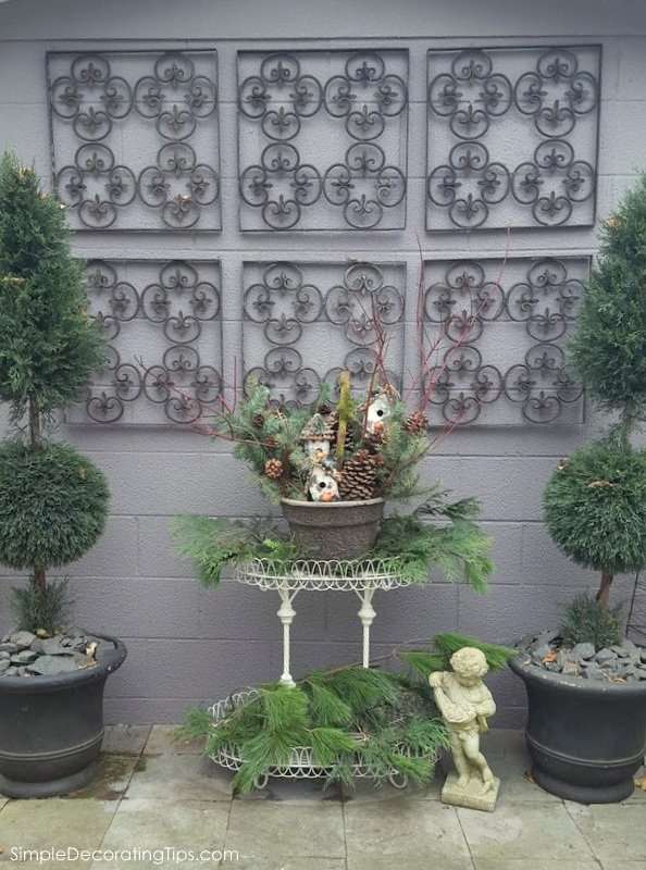 DIY Winter Porch Arrangement Simple Decorating Tips