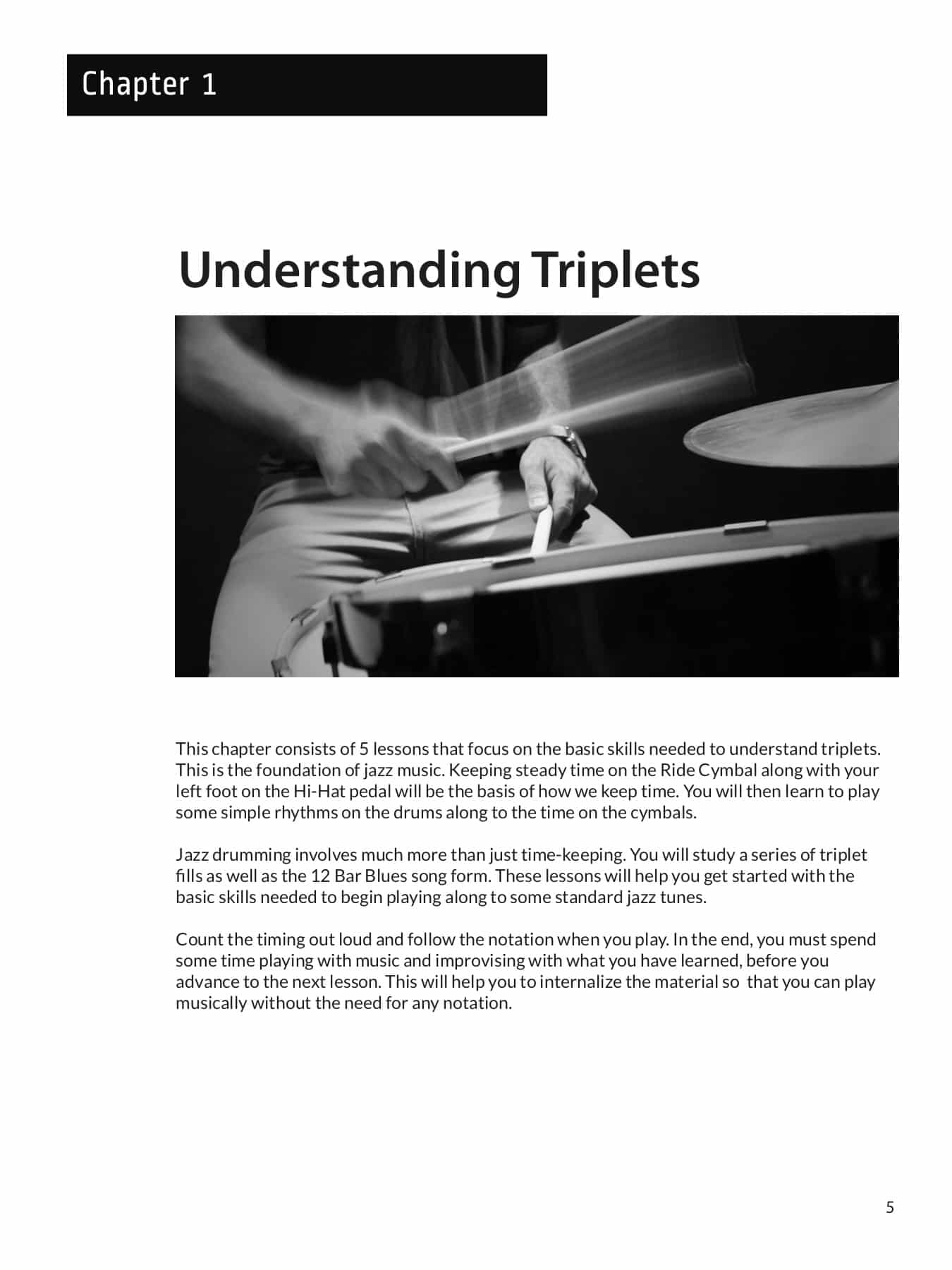 Jazz Drumming PDF Level 1 PDF Download Best Drum Lessons