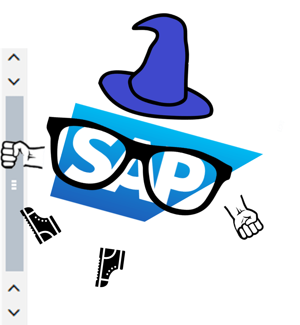 How to automate scrolling in SAP table? Simple Excel VBA
