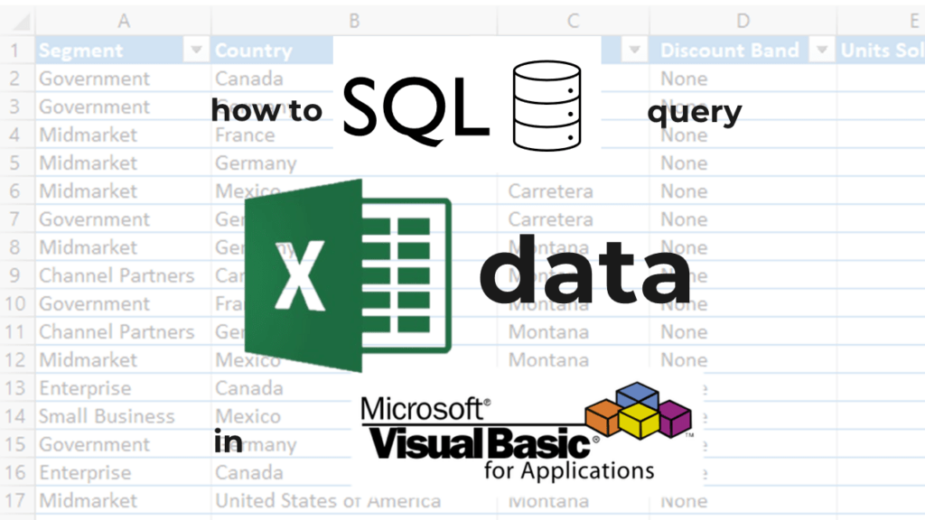 How to SQL query Excel data in VBA? Simple Excel VBA