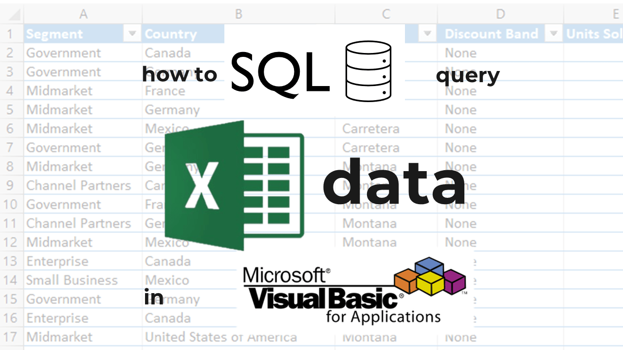How to SQL query Excel data in VBA? Simple Excel VBA