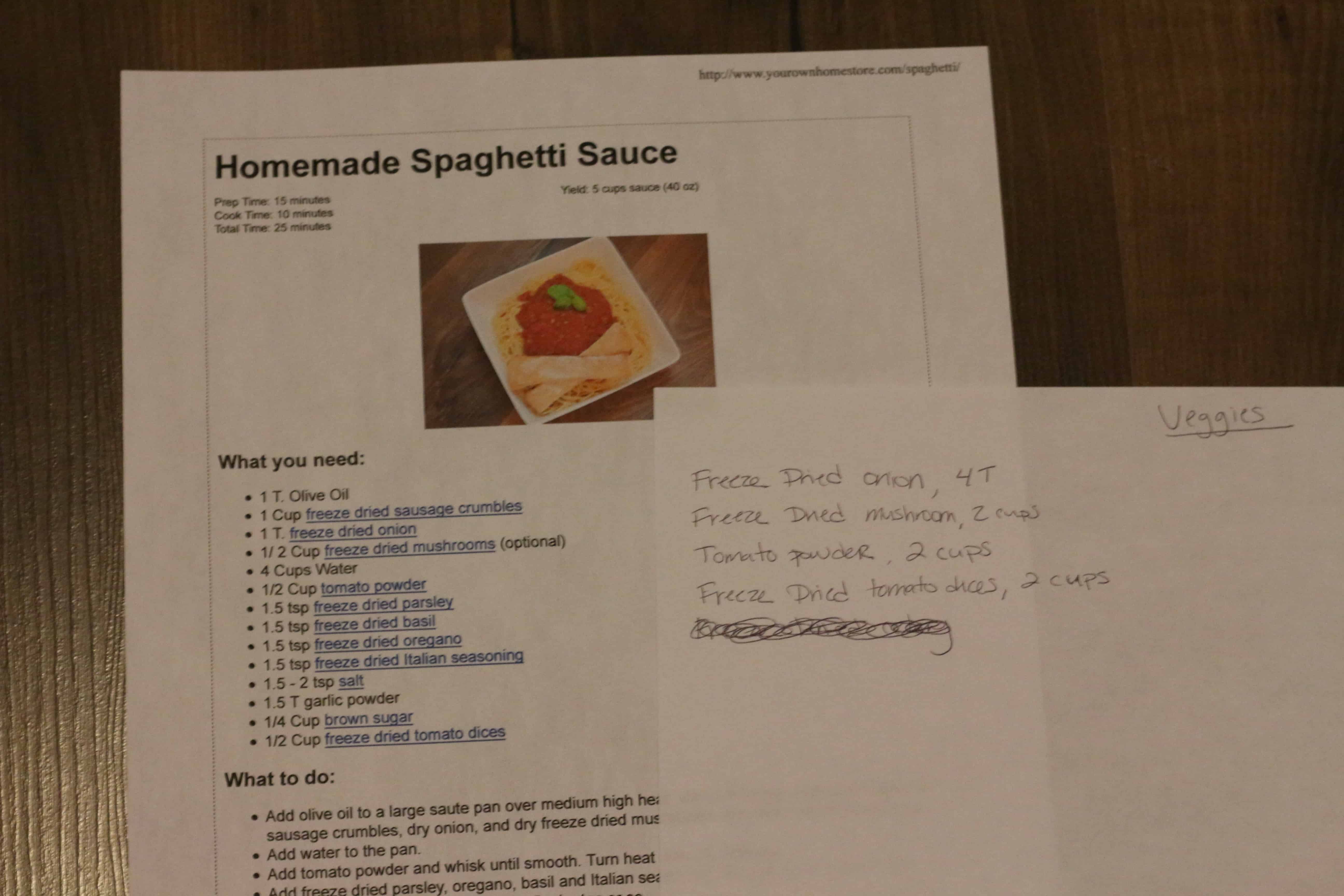 Six Steps to create a recipe based food storage plan Simple Family