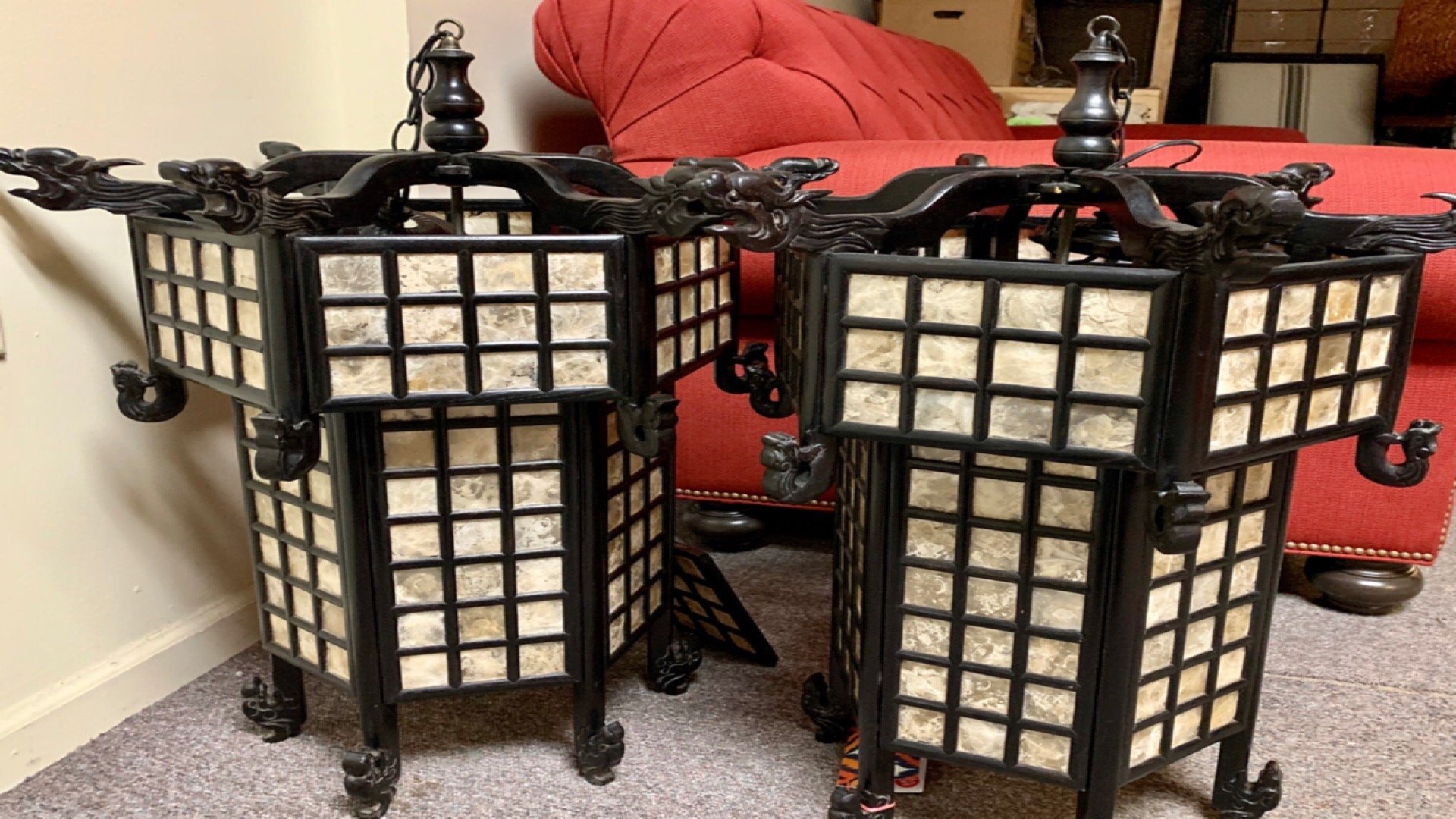 Antique Chinese Palace Lanterns/Lights A Simple Find