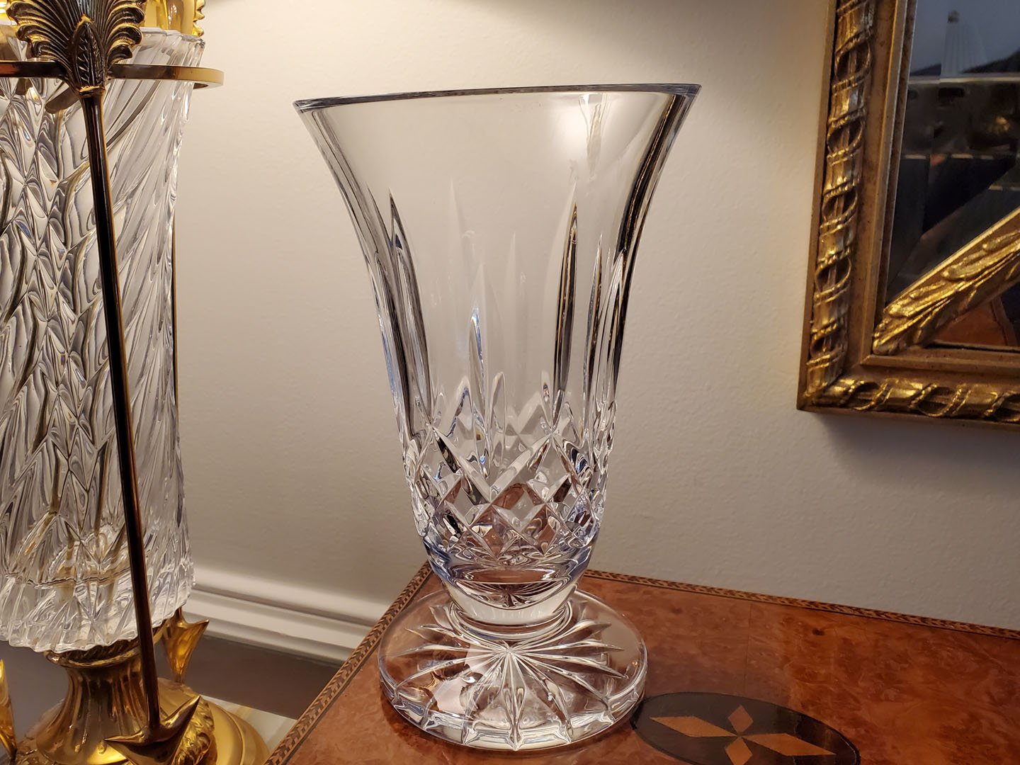 Vintage Waterford Lismore Flared Footed Vase A Simple Find