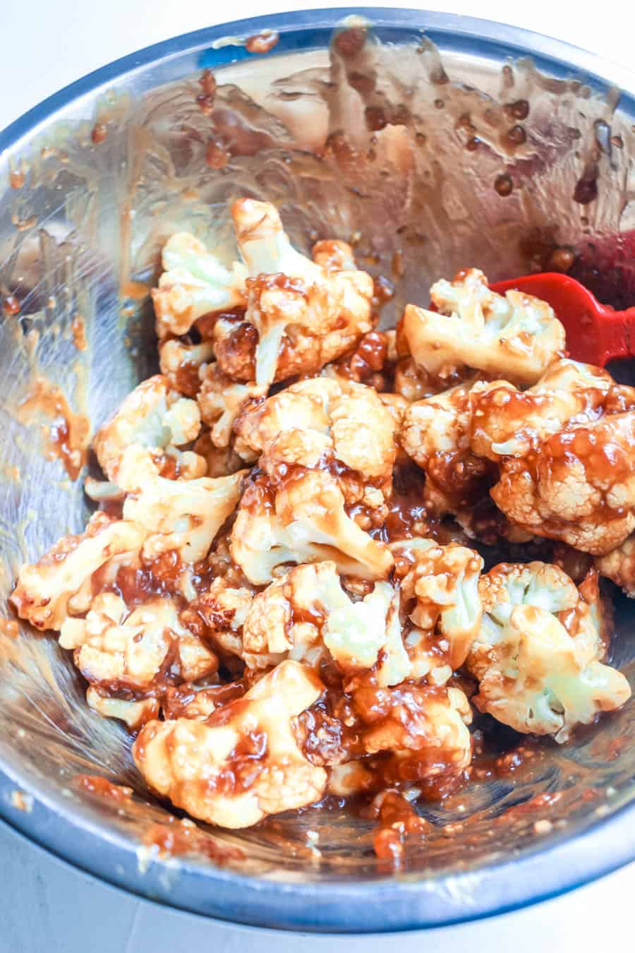 Healthy Sticky Sesame Cauliflower SimpleFitVegan