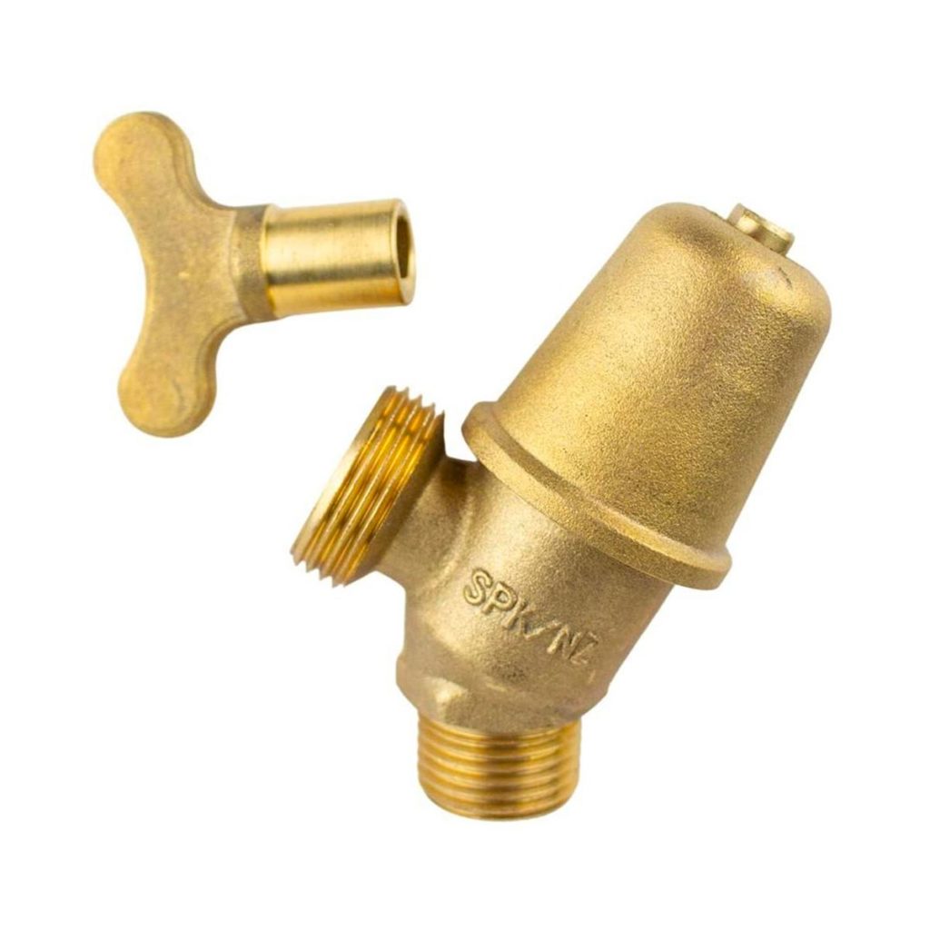 15mm Brass Lockshield Hose Tap Simplefix
