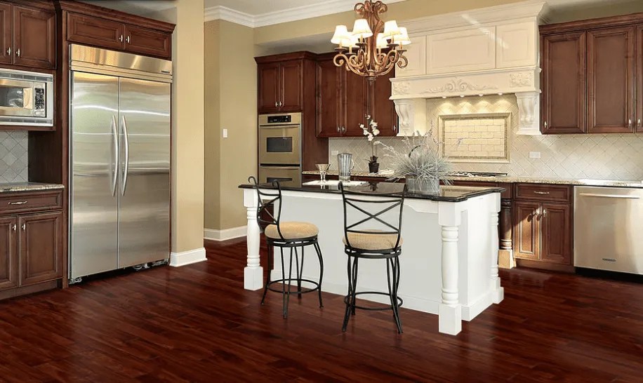 HandScraped Acacia Golden Solid Hardwood Flooring