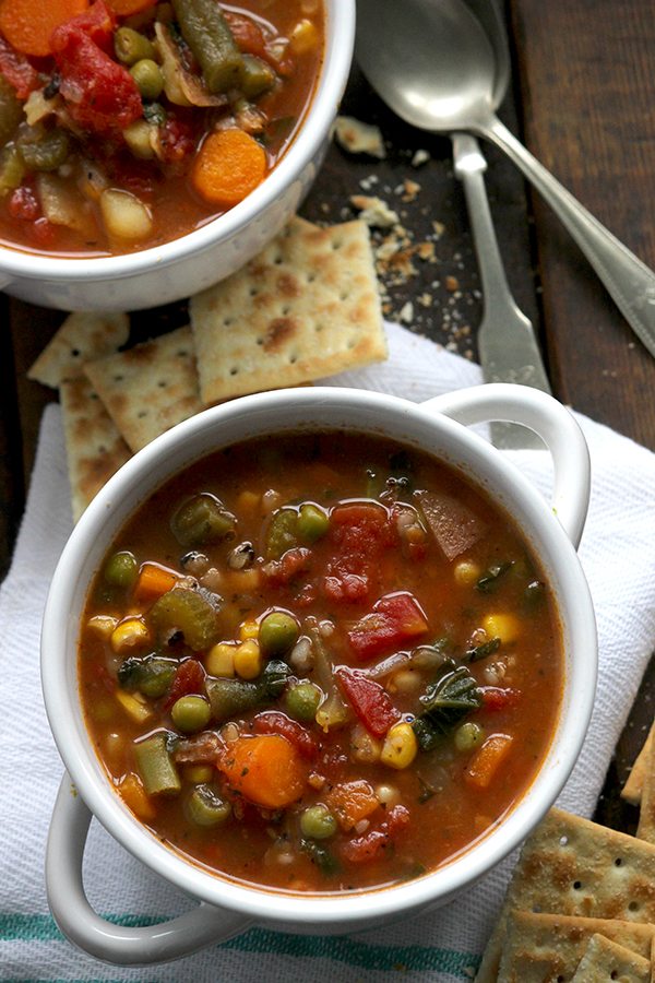Thick + Hearty Vegetable Soup Simple Green Moms